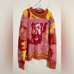 Dior X Peter Doig Fall 21 Sweater ( Fits XL ) Mohair Sweater